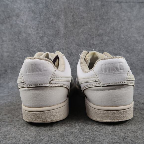 Nike Shoes Womens 8 Sneakers Court Vision Low Basketball Trainers Leather White - Picture 5 of 12